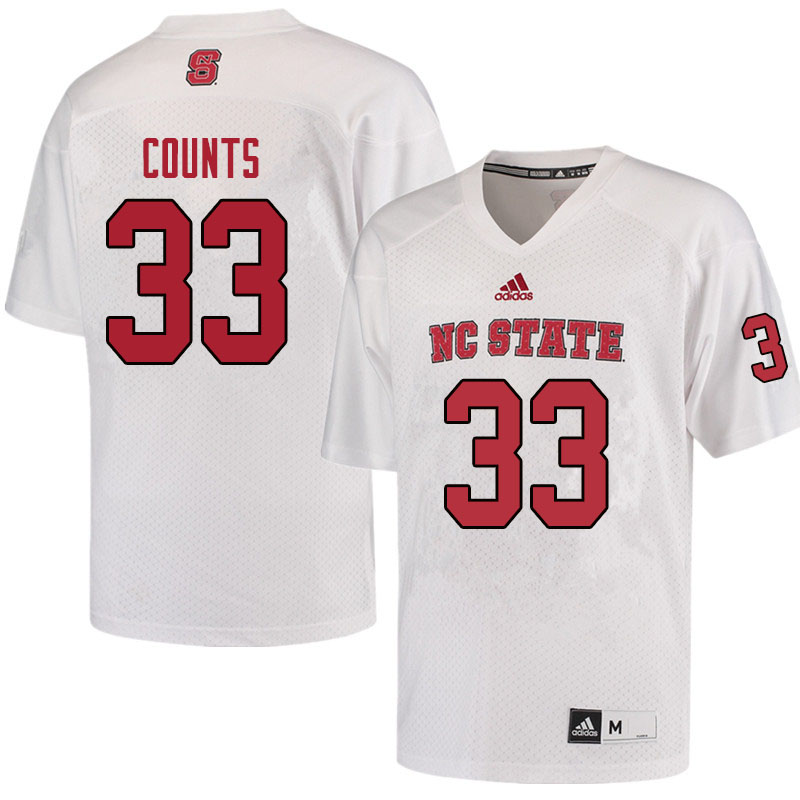 Men #33 Dalton Counts NC State Wolfpack College Football Jerseys Sale-Red